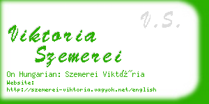 viktoria szemerei business card